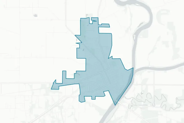 City of Mt. Carmel — detail map