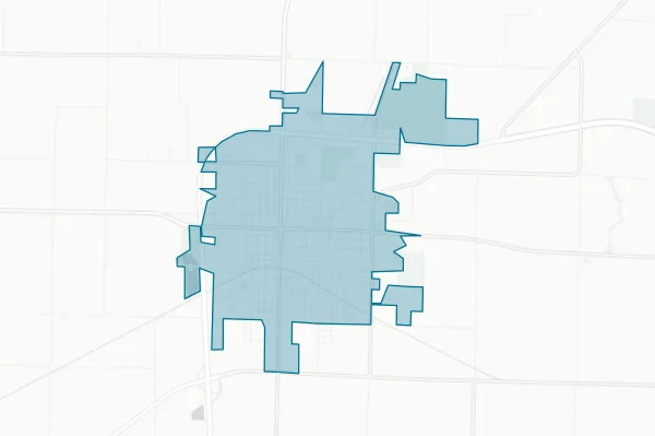 City of Monmouth — detail map