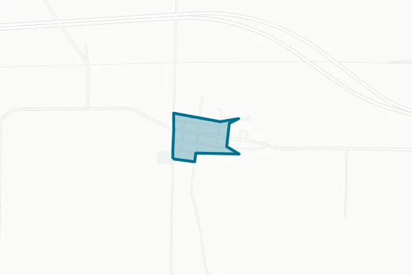 Village of Burnt Prairie — detail map