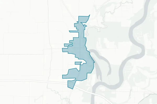 City of Grayville — detail map