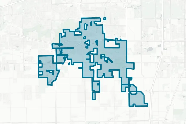 Village of Frankfort — detail map