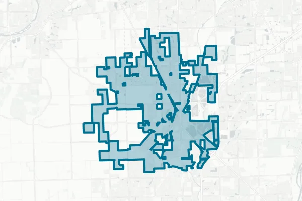 Village of Plainfield — detail map