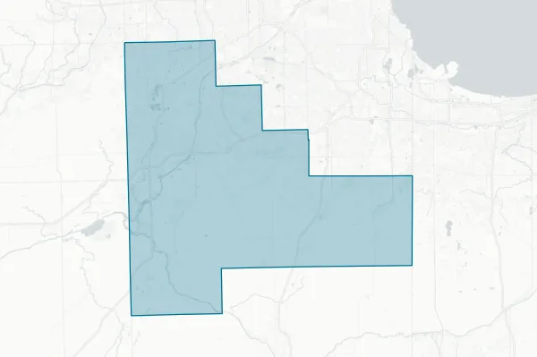 Alexander County — detail map