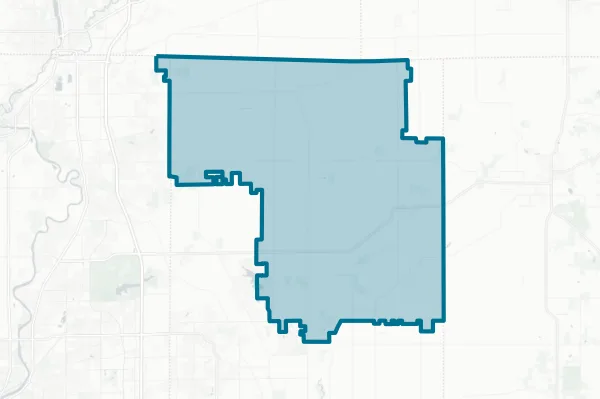 North Boone Community Unit School District — detail map