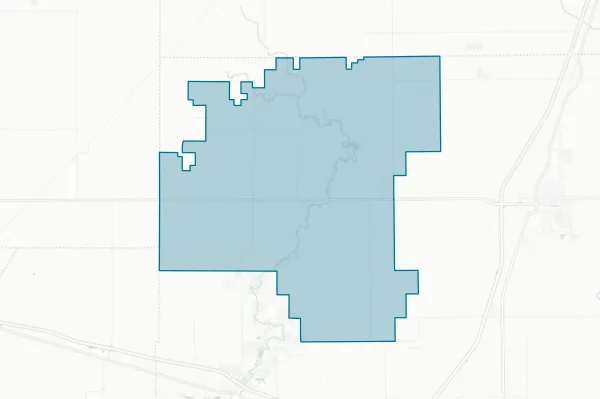 Fisher Community Unit School District No. 1 — detail map