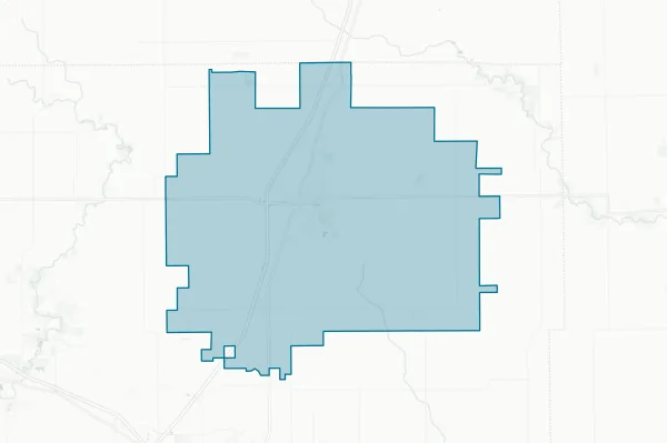 Rantoul Township High School Disrtict No. 193 — detail map