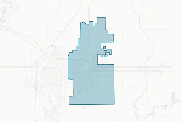 Urbana School District No. 116 — detail map