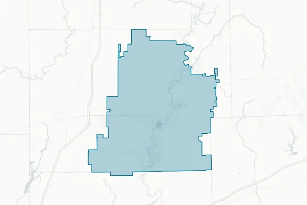 Charleston Community Unit School District #1 — detail map