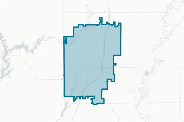 Mattoon Community Unit School District #2 — detail map