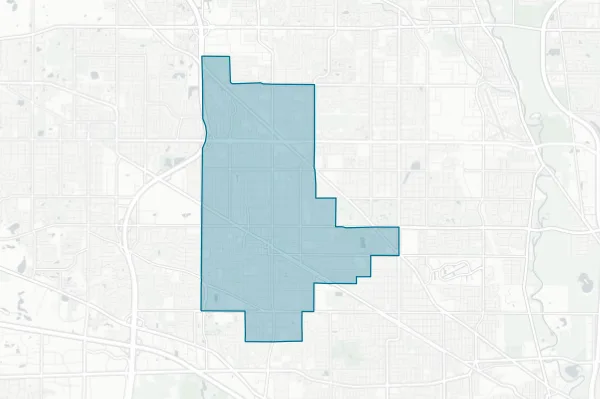 Arlington Heights School District 25 — detail map