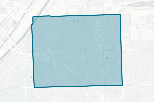 Indian Springs School District No. 109 — detail map