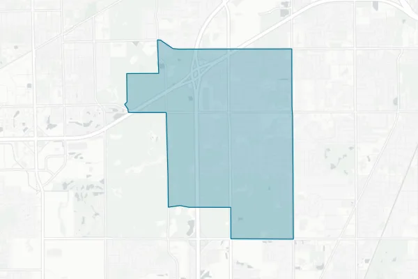 Country Club Hills School District 160 — detail map