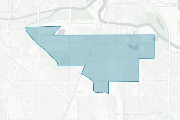 Dolton West School District 148 — detail map