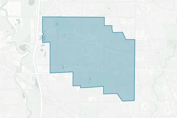 East Maine School District 63 — detail map