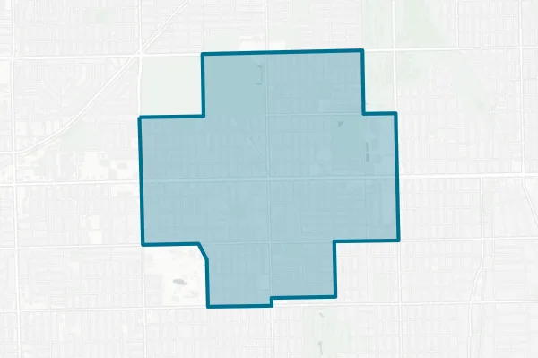 Evergreen Park Elementary School District 124 — detail map