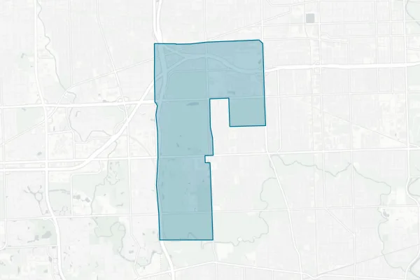 Hillside School District 93 — detail map