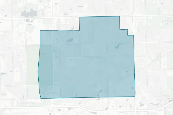 Kirby School District No. 140 — detail map