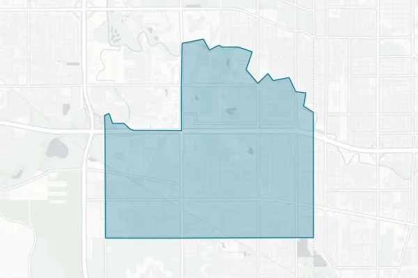 Lansing Elementary School District No. 158 — detail map