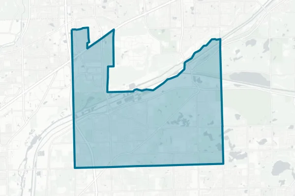 Lemont-Bomberek Combined School District 113A — detail map