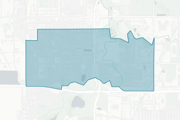 South Holland School District 150 — detail map