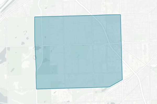 North Palos Elementary School District 117 — detail map