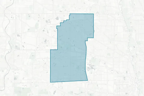 Township High School District 211 — detail map