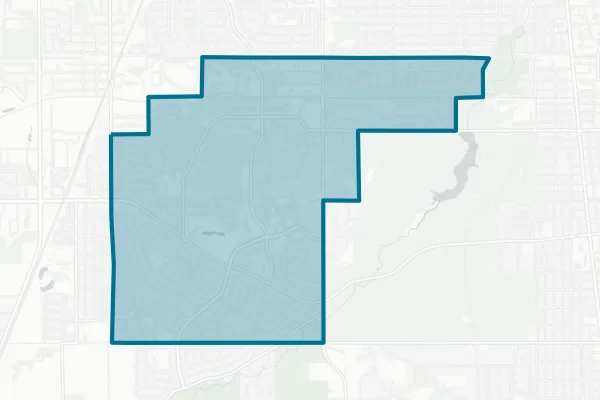Park Forest - Chicago Heights School District 163 — detail map