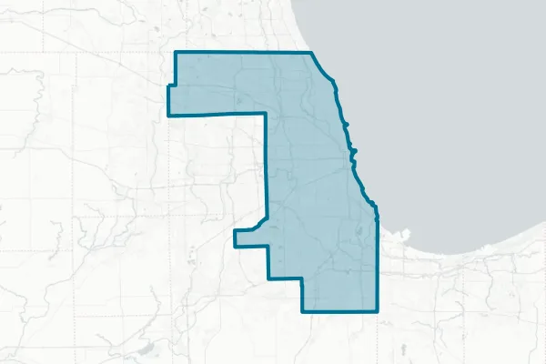 Rich Township High School District 227 — detail map