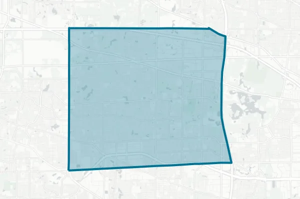 Schaumburg Community Consolidated School District No. 54 — detail map