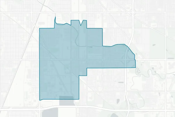 South Holland School District 151 — detail map