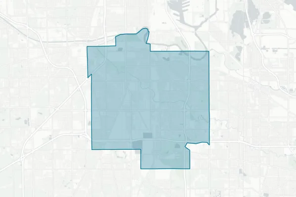 Thornton Township — detail map