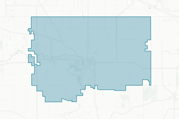Genoa-Kingston Community Unit School District No. 424 — detail map