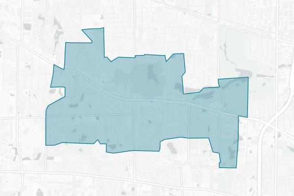 Bloomingdale School District 13 — detail map