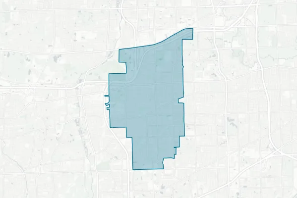 Downers Grove Grade School District 58 — detail map