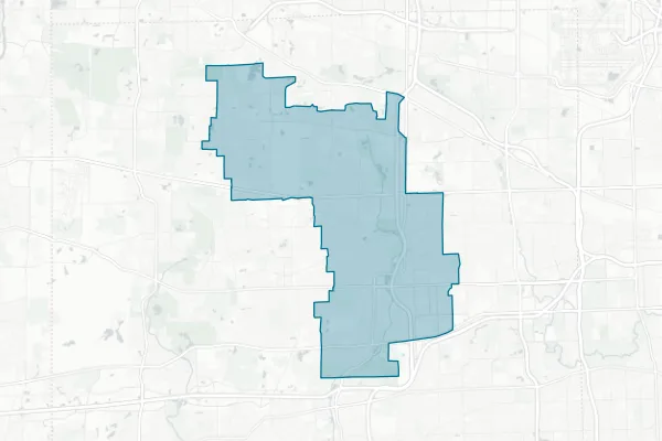 Glenbard Township High School District 87 — detail map