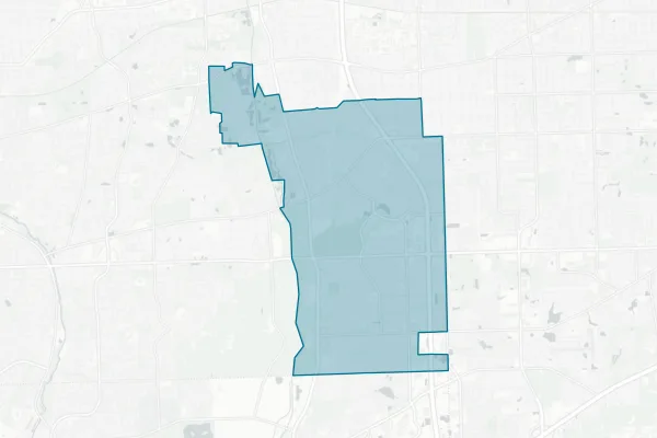 Woodridge School District 68 — detail map