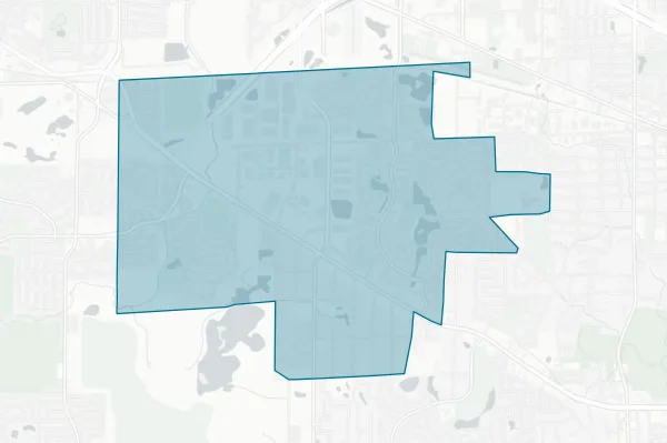 Keeneyville School District No. 20 — detail map