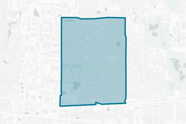 Queen Bee School District 16 — detail map