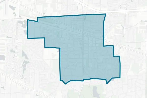Roselle School District No. 12 — detail map