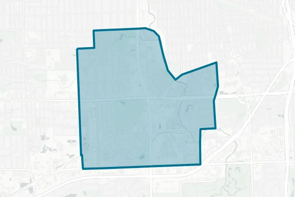 Salt Creek School District No. 48 — detail map