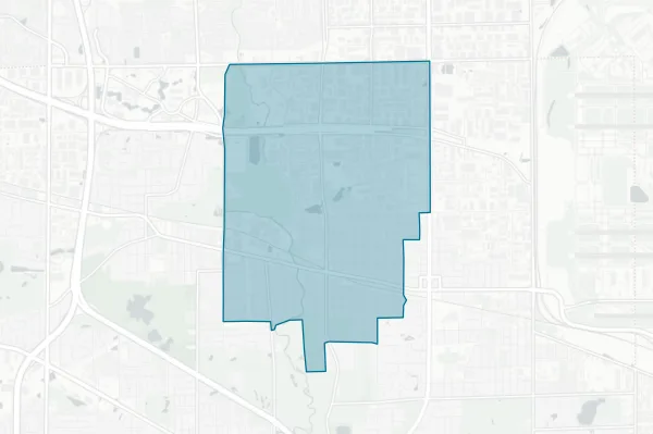 Wood Dale School District No. 7 — detail map