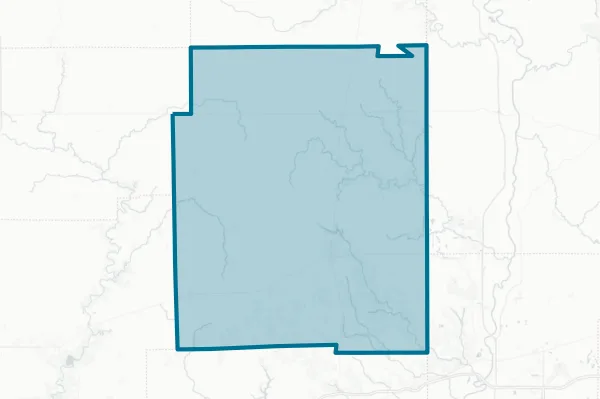 Edgar County — detail map