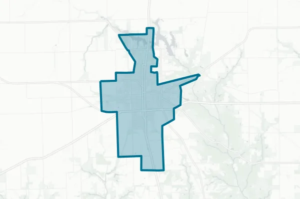 Paris Union School District No. 95 — detail map