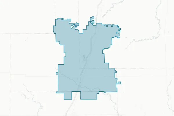 Paxton-buckley-loda Community Unit School District No. 10 — detail map