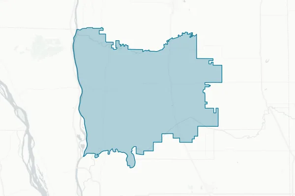 Carrollton Community Unit School District No 1 — detail map