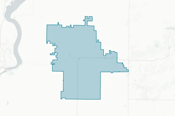 Carthage Elementary School District No. 317 — detail map
