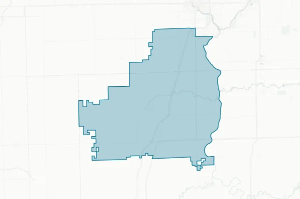 Central Community Unit School District No 4 — detail map