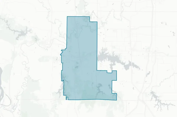 Carbondale Community High School District #165 — detail map