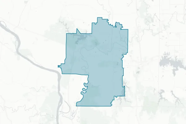 Murphysboro Community Unit School District #186 — detail map