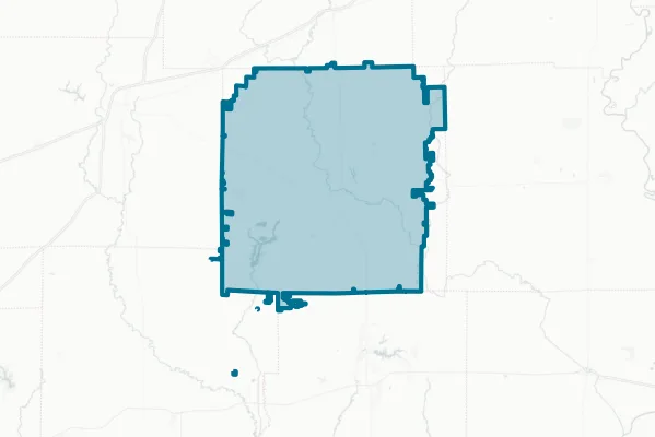 Jasper County Community Unit School District No. 1 — detail map